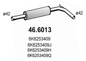 ASSO Keskiäänenvaimentaja 46.6013