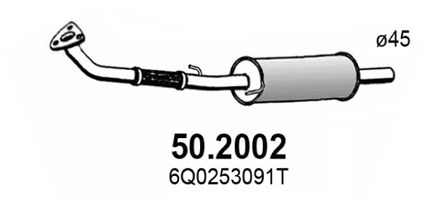ASSO Etuäänenvaimentaja 50.2002