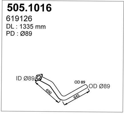 ASSO Pakoputki 505.1016