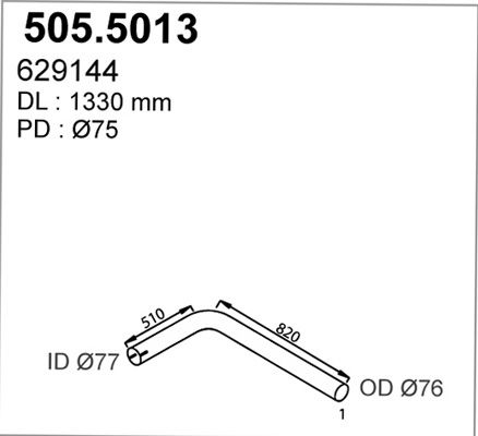 ASSO Pakoputki 505.5013