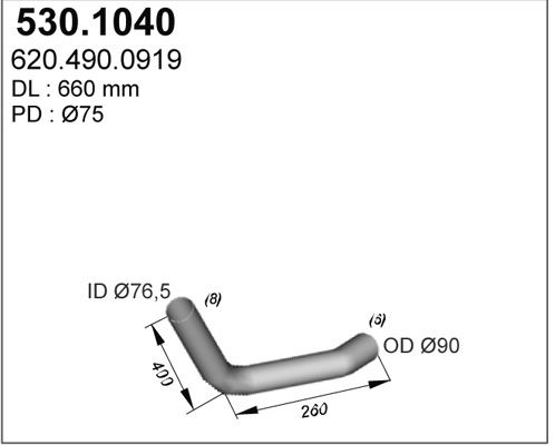 ASSO Pakoputki 530.1040