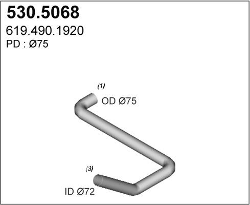 ASSO Pakoputki 530.5068