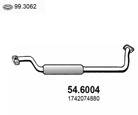 ASSO Keskiäänenvaimentaja 54.6004