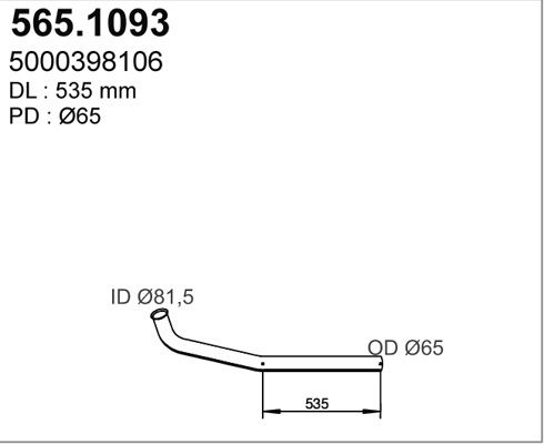 ASSO Pakoputki 565.1093