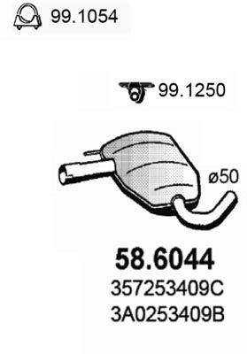 ASSO Keskiäänenvaimentaja 58.6044