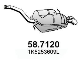 ASSO Takaäänenvaimentaja 58.7120