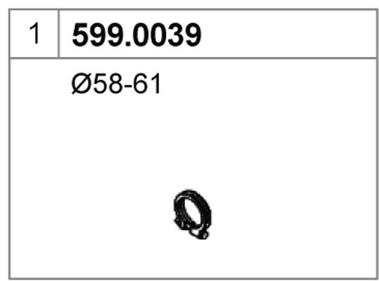 ASSO Asennussarja, vaimennin 599.0039