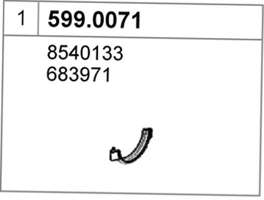 ASSO Asennussarja, vaimennin 599.0071