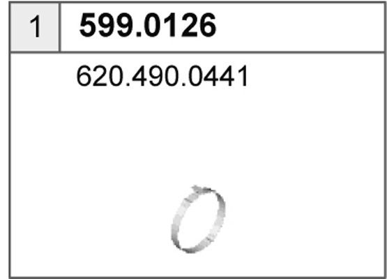 ASSO Asennussarja, vaimennin 599.0126