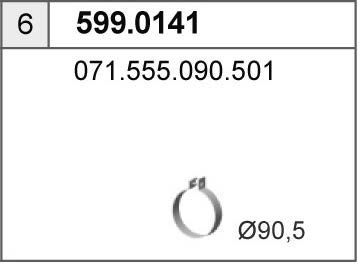 ASSO Asennussarja, vaimennin 599.0141