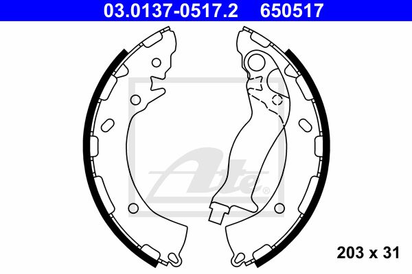 ATE Jarrukenkäsarja 03.0137-0517.2