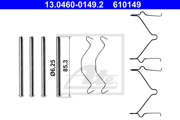 ATE Tarvikesarja, jarrupala 13.0460-0149.2