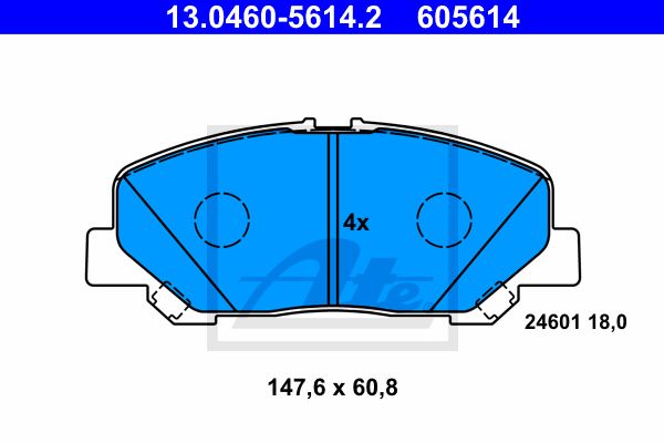 ATE Jarrupala, levyjarru 13.0460-5614.2