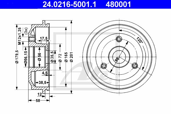 ATE Jarrurumpu 24.0216-5001.1