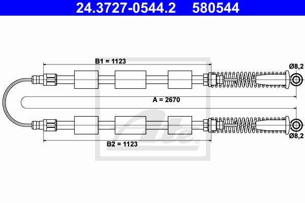 ATE Vaijeri, seisontajarru 24.3727-0544.2