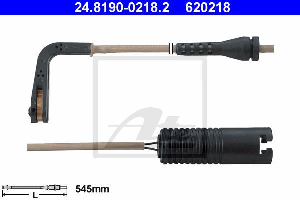 ATE Kulumisenilmaisin, jarrupala 24.8190-0218.2