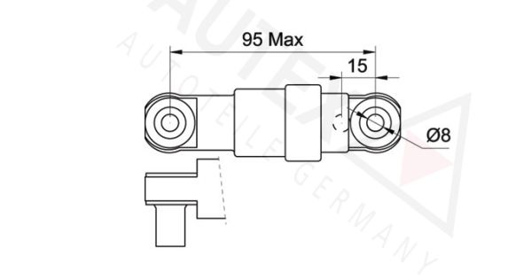 AUTEX Värinänvaimennin, moniurahihna 631486