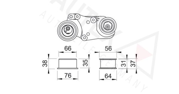 AUTEX Hihnankiristin, hammashihnat 641439