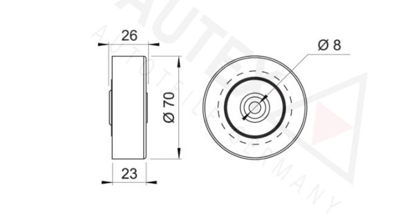 AUTEX Kiristysrulla, moniurahihna 641503