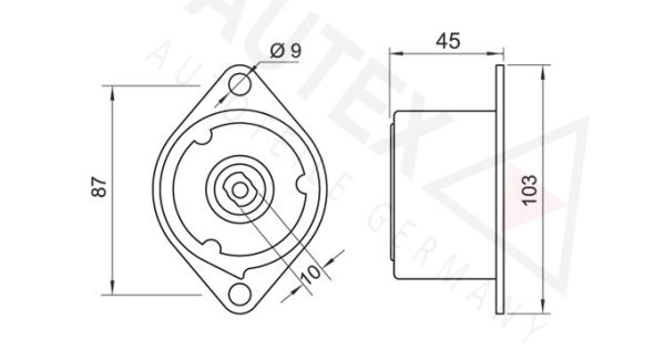 AUTEX Hihnankiristin, moniurahihna 654096