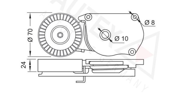 AUTEX Hihnankiristin, moniurahihna 654165