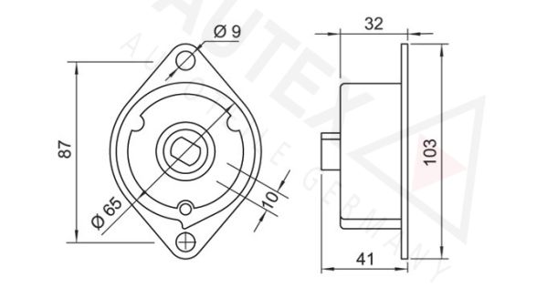 AUTEX Hihnankiristin, moniurahihna 654486