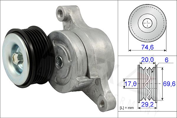 AUTEX Hihnankiristin, moniurahihna 654820