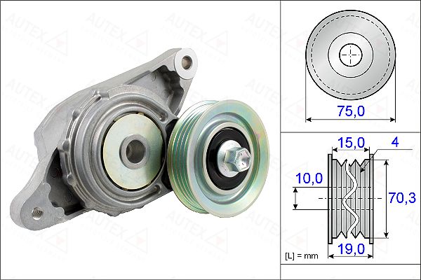 AUTEX Hihnankiristin, moniurahihna 654914