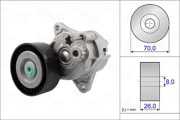 AUTEX Hihnankiristin, moniurahihna 654917