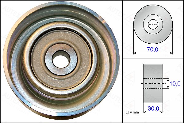 AUTEX Ohjainrulla, moniurahihna 654941