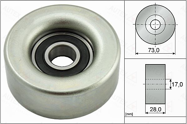 AUTEX Ohjainrulla, moniurahihna 655059