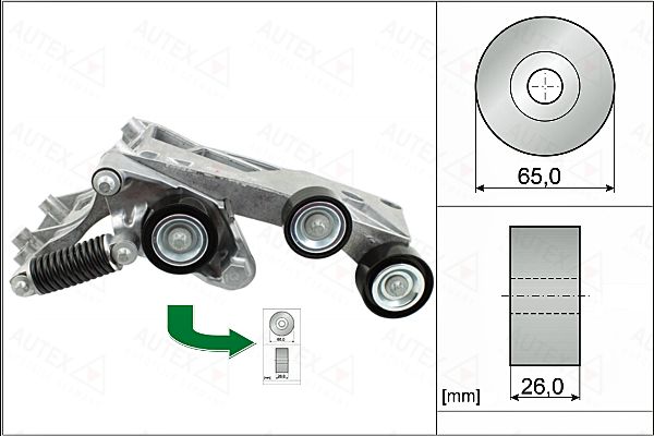 AUTEX Hihnankiristin, moniurahihna 655081