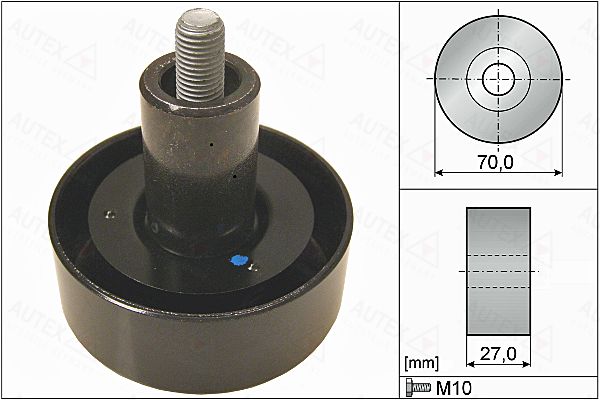 AUTEX Ohjainrulla, moniurahihna 655156