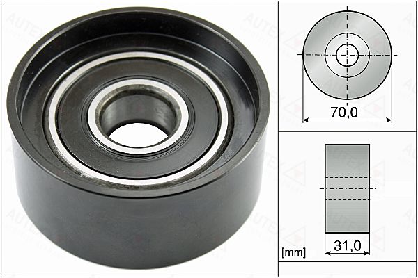 AUTEX Ohjainrulla, moniurahihna 655157