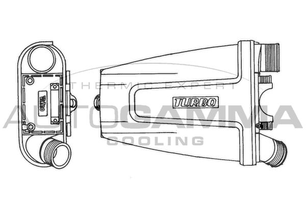 AUTOGAMMA Välijäähdytin 101485