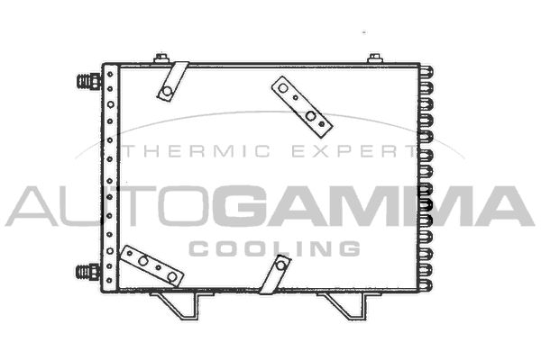 AUTOGAMMA Lauhdutin, ilmastointilaite 101599