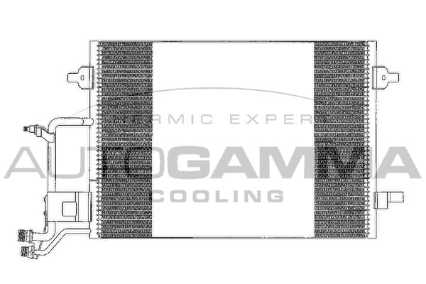 AUTOGAMMA Lauhdutin, ilmastointilaite 101662