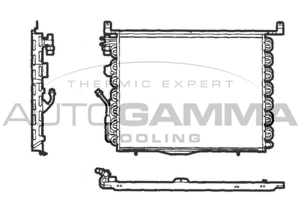AUTOGAMMA Lauhdutin, ilmastointilaite 101728