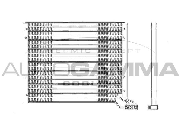 AUTOGAMMA Lauhdutin, ilmastointilaite 101826