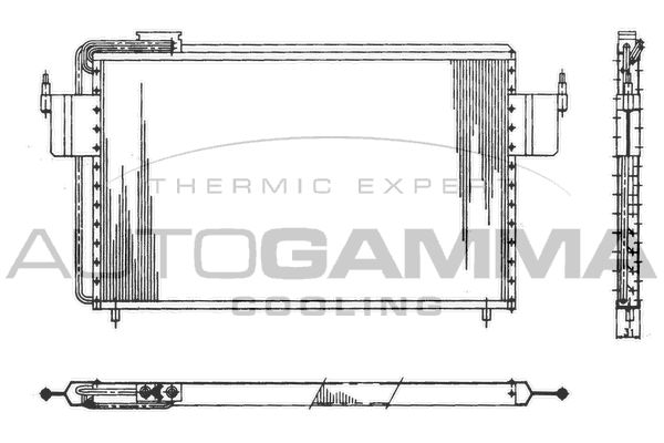 AUTOGAMMA Lauhdutin, ilmastointilaite 101843