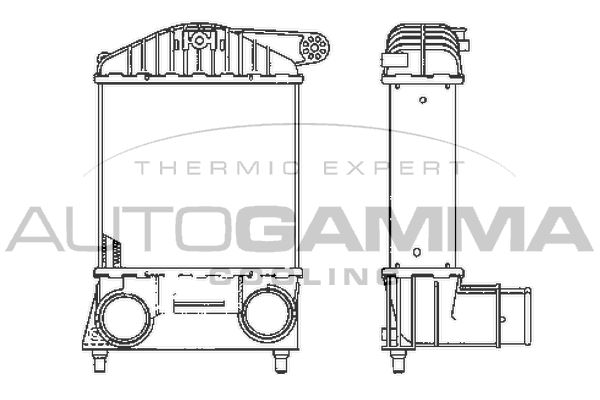 AUTOGAMMA Välijäähdytin 101896