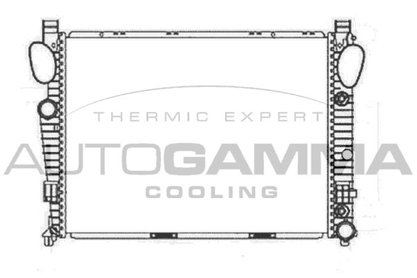 AUTOGAMMA Jäähdytin,moottorin jäähdytys 102169