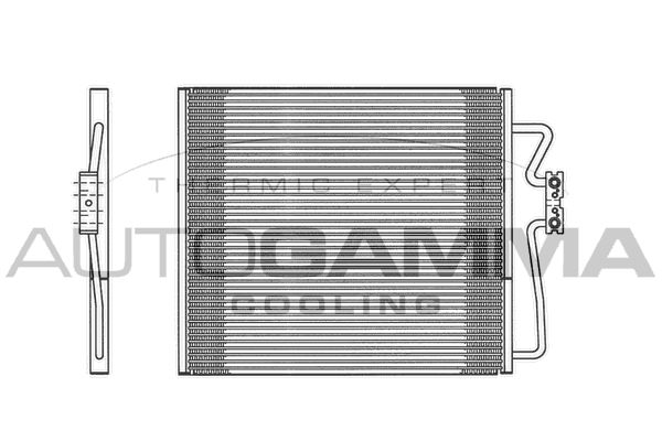 AUTOGAMMA Lauhdutin, ilmastointilaite 102616