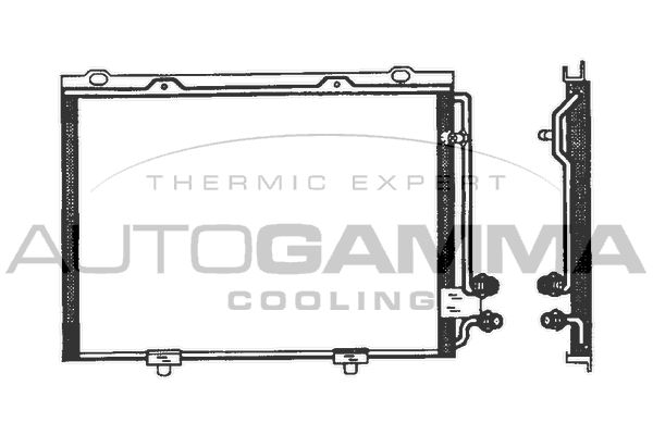 AUTOGAMMA Lauhdutin, ilmastointilaite 102703