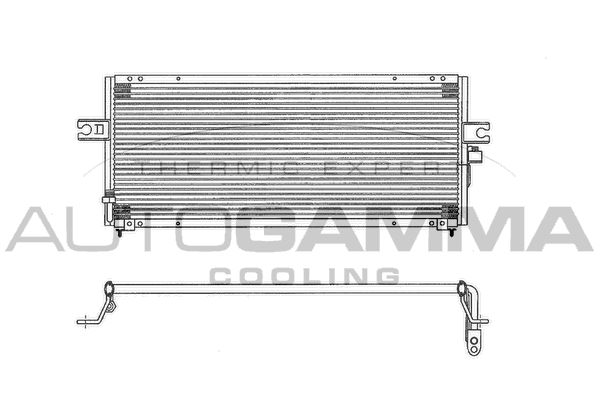 AUTOGAMMA Lauhdutin, ilmastointilaite 102716