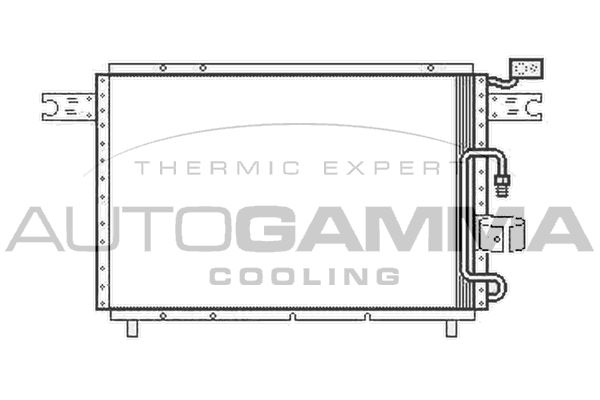 AUTOGAMMA Lauhdutin, ilmastointilaite 102741
