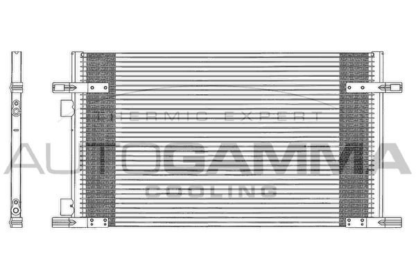 AUTOGAMMA Lauhdutin, ilmastointilaite 102762