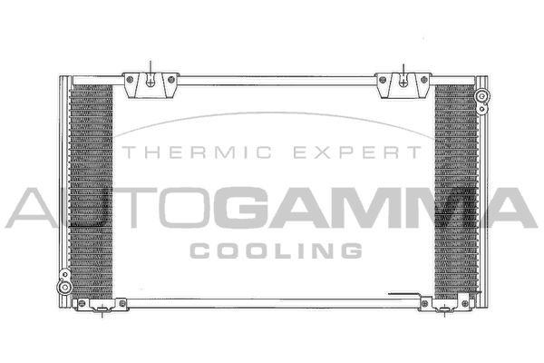 AUTOGAMMA Lauhdutin, ilmastointilaite 102799