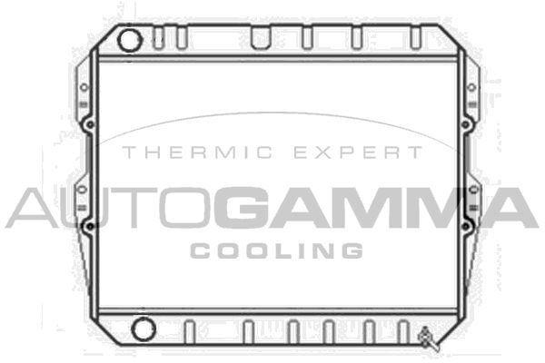 AUTOGAMMA Jäähdytin,moottorin jäähdytys 102974