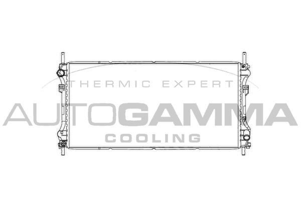 AUTOGAMMA Jäähdytin,moottorin jäähdytys 103094